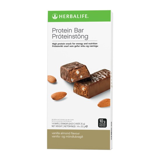Protein Bars Vanilla Almond 14 bars per box